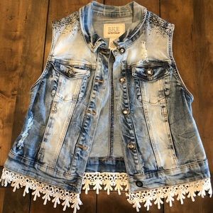 BKE Denim Vest